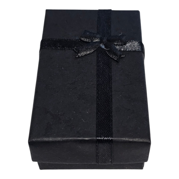 KATE SPADE "Take a Bow" Black and Gold -Tone Enamel Bow Ring 7.5 - Picture 7 of 9